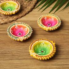 Terracotta Diya Set